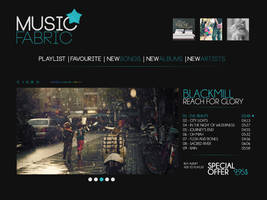 Music fabric website DESIGN by EJP.STUDIO