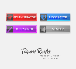 Forum Ranks by DivisionD on DeviantArt