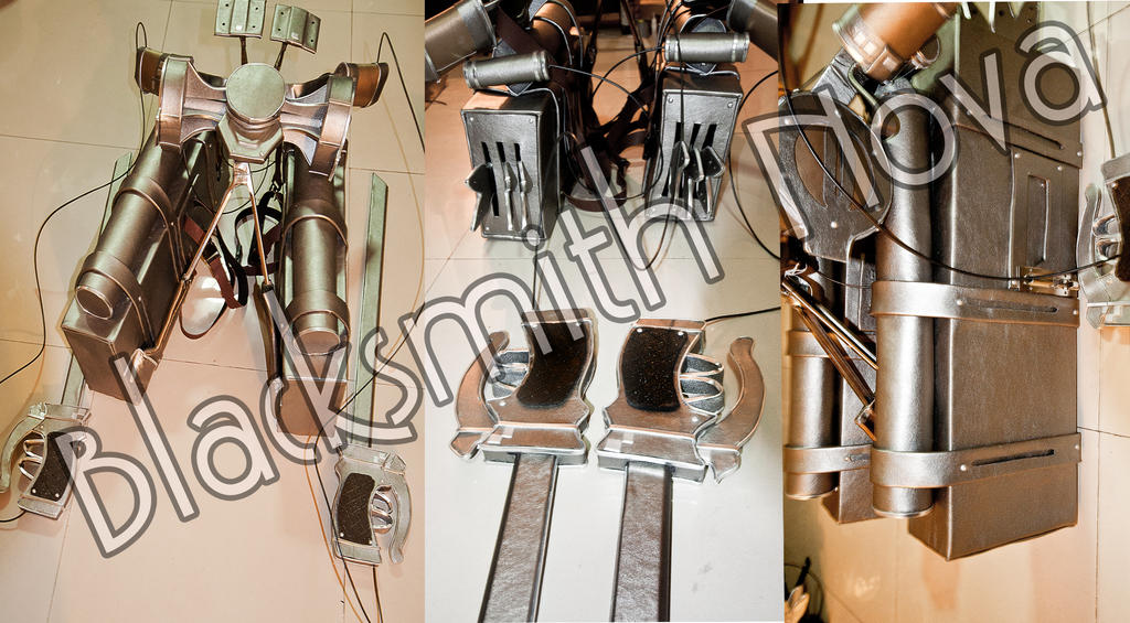 3 Dimensional Maneuver Gear 3DMG Attack on Titan by BlackSmithNova on ...