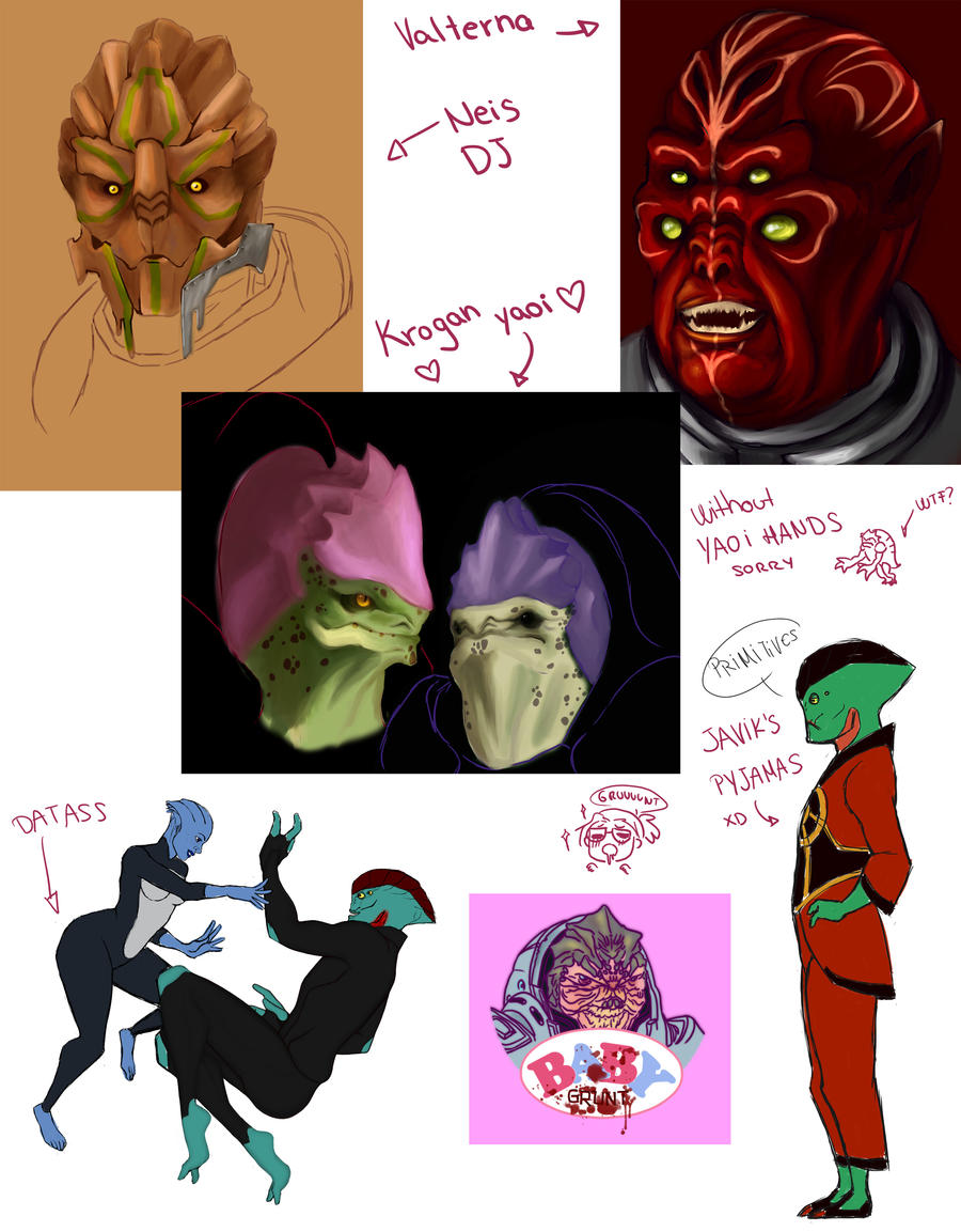 Mass Effect sketches 2