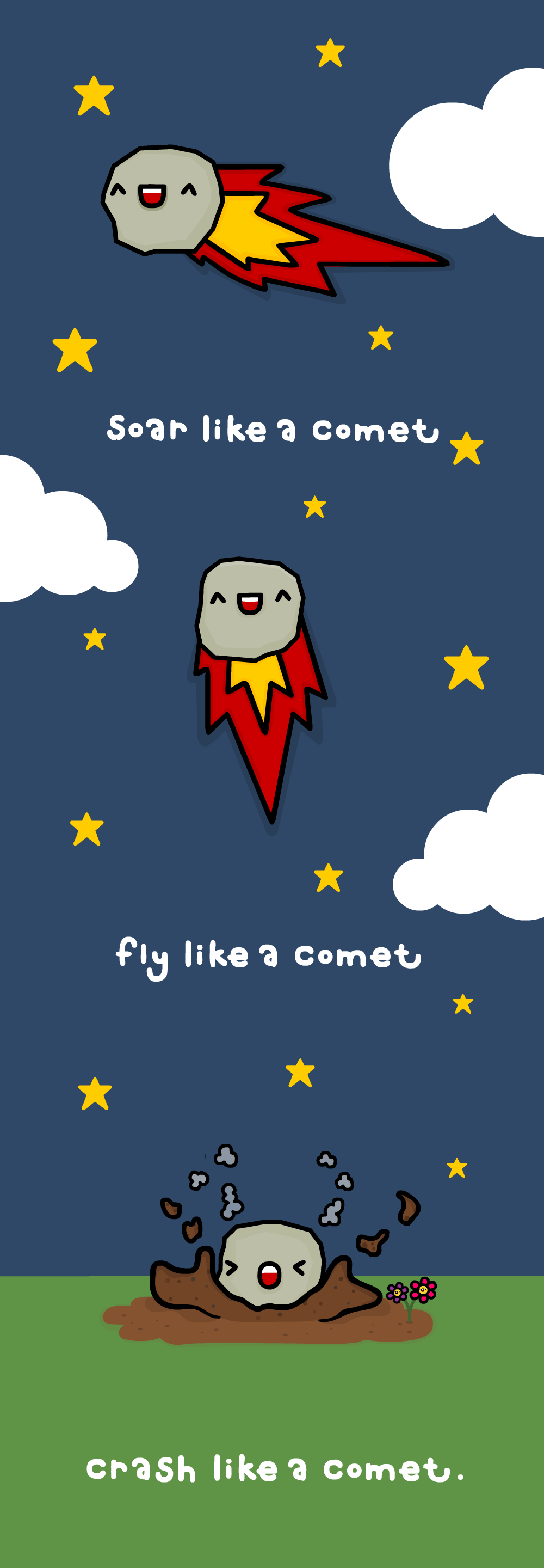 i'm just a comet