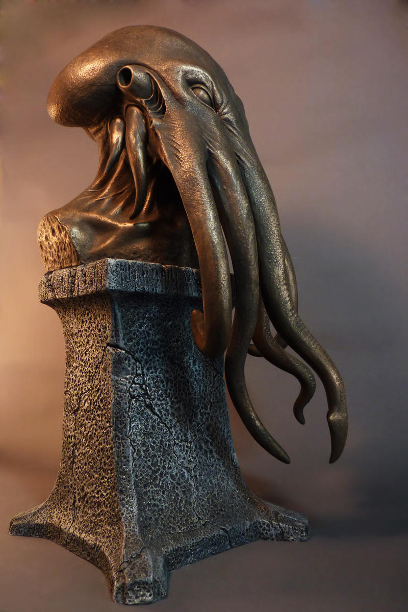 The Key of Cthulhu, faux bronze