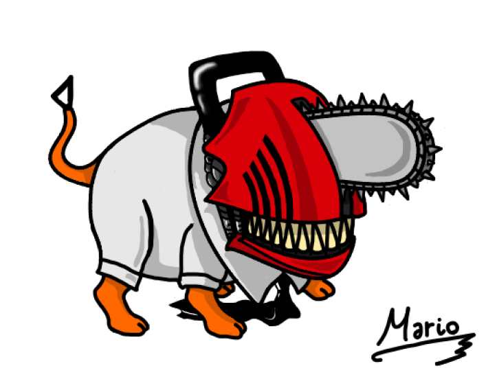 Pochita Chainsaw Man. by Mario19 on DeviantArt