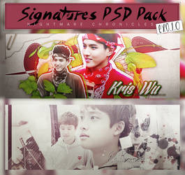 Signature PSD Pack #1 - EXO.1.0 by NightmareChronicles