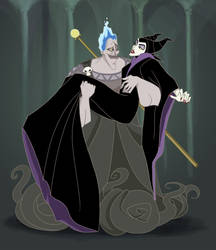 Hades and Maleficent by Precia-T
