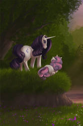 Rarity and Sweetie Belle