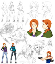 Assasin teen design, Elizabeth Russo (commision)