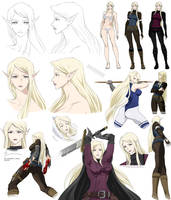 TARGA - the main character design (Nebula)