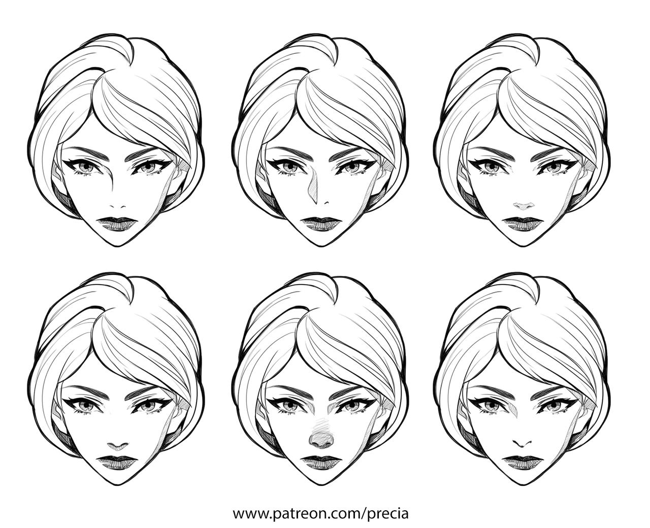 Noses types by PreciaT on DeviantArt