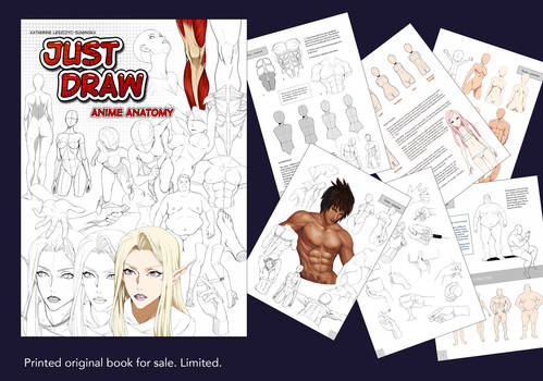 JUST DRAW anatomy book! (reprint)