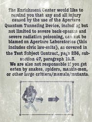 Aperture Science Informative Poster #04: Port-Gun