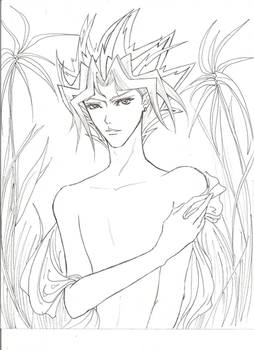 Prince Atemu Lineart