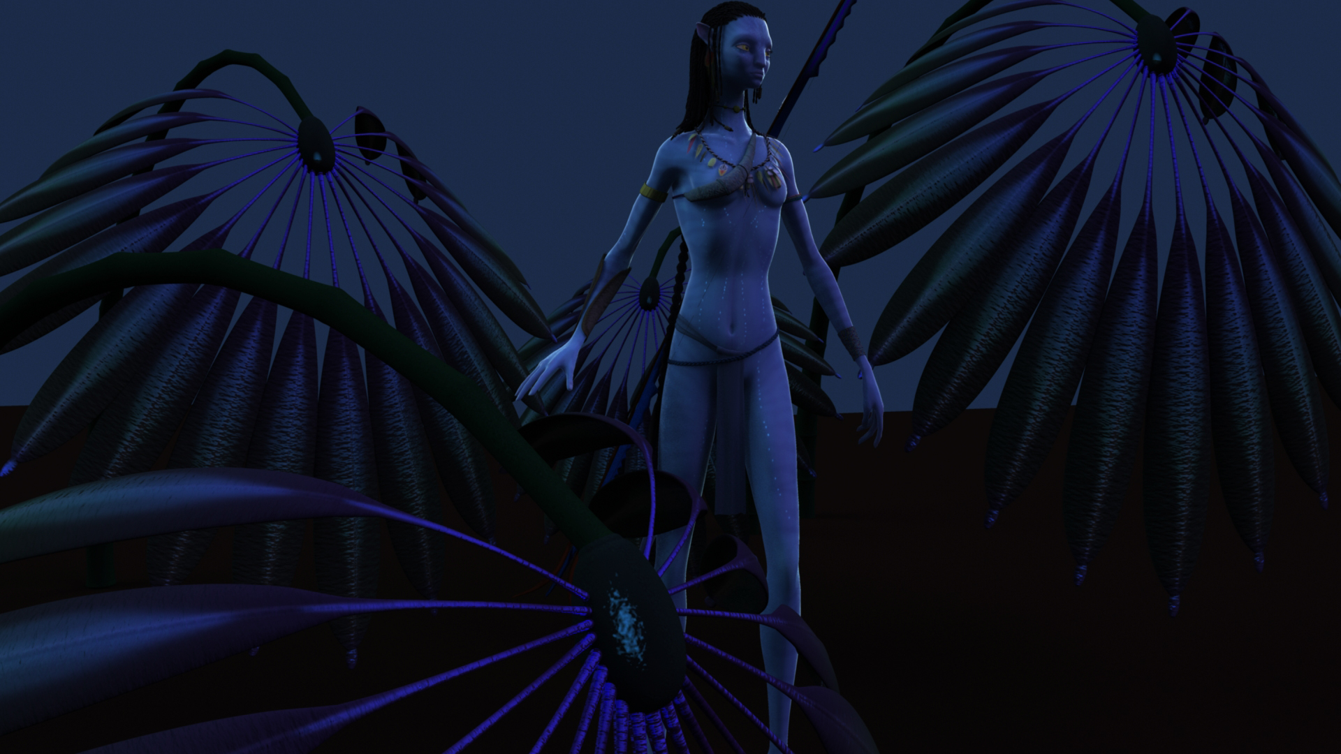 Plants and bioluminescence test