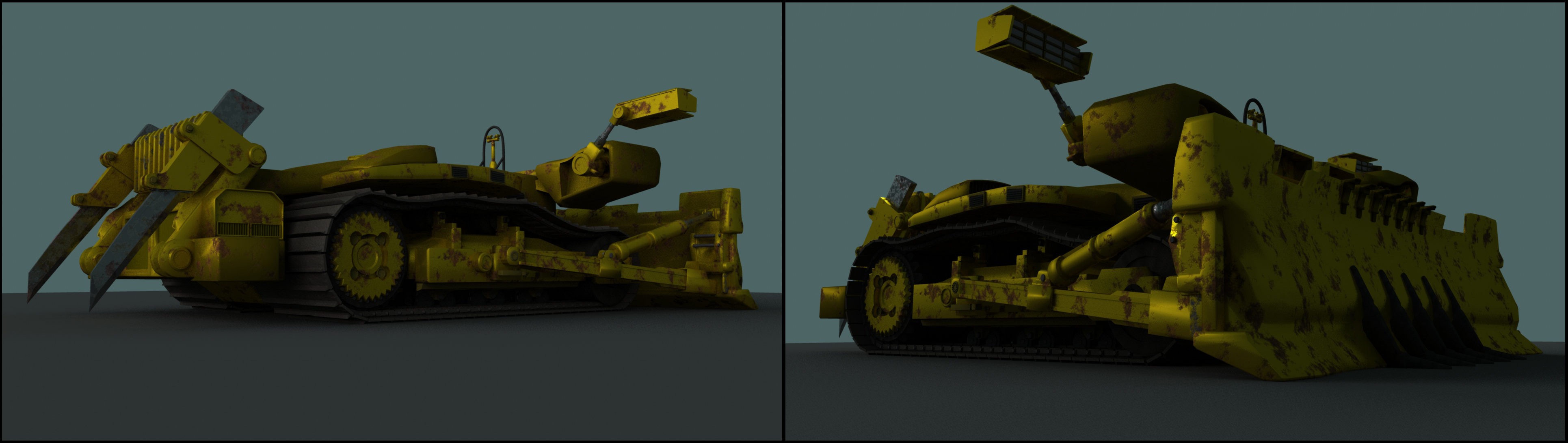 RDA remotely controlled dozer