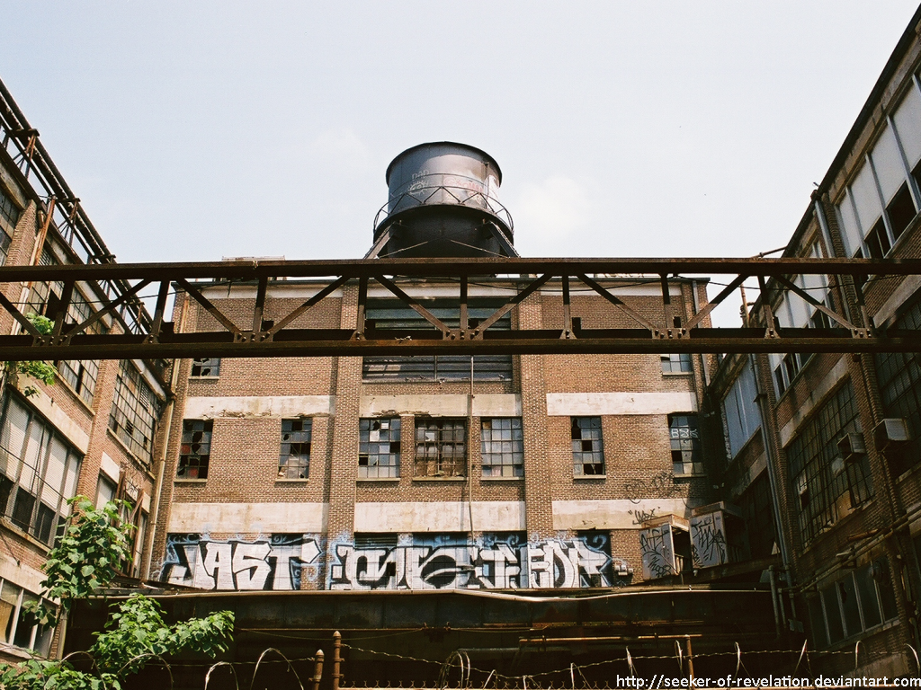 Abandoned clothing factory