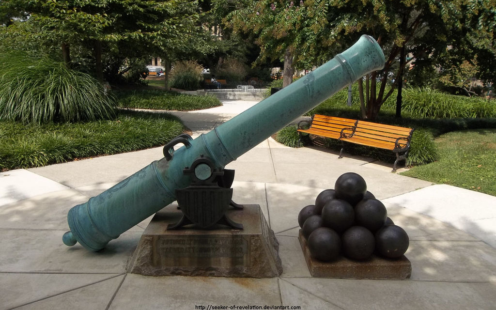 Courthouse cannon