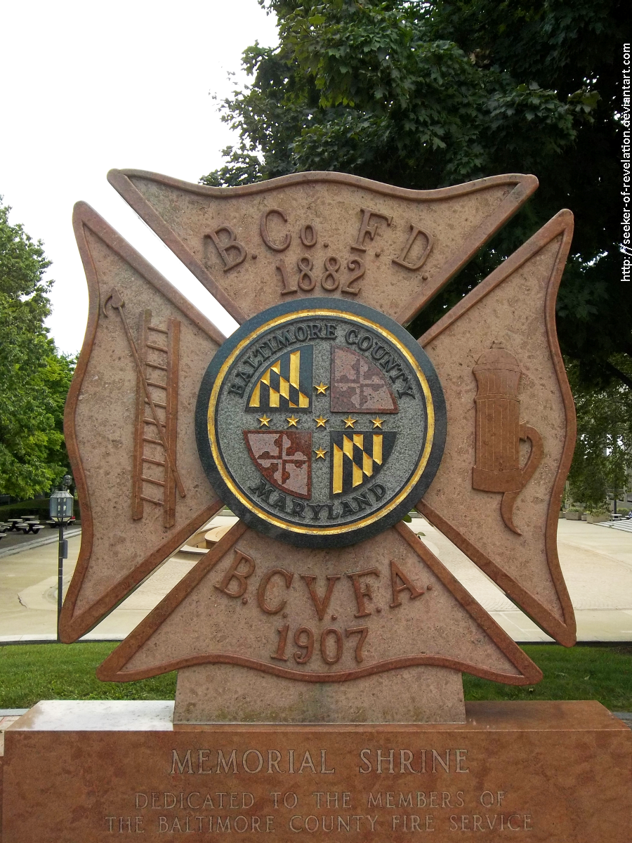 Baltimore County Fire Department memorial shrine