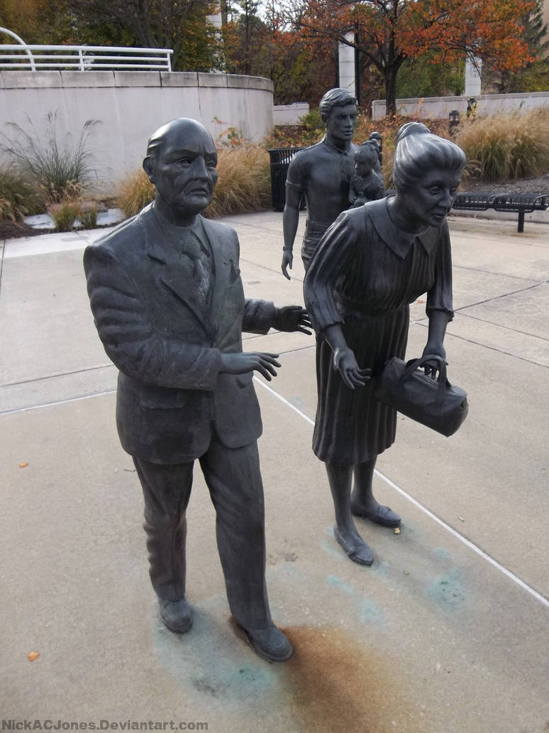 Cancer march statues by NickACJones