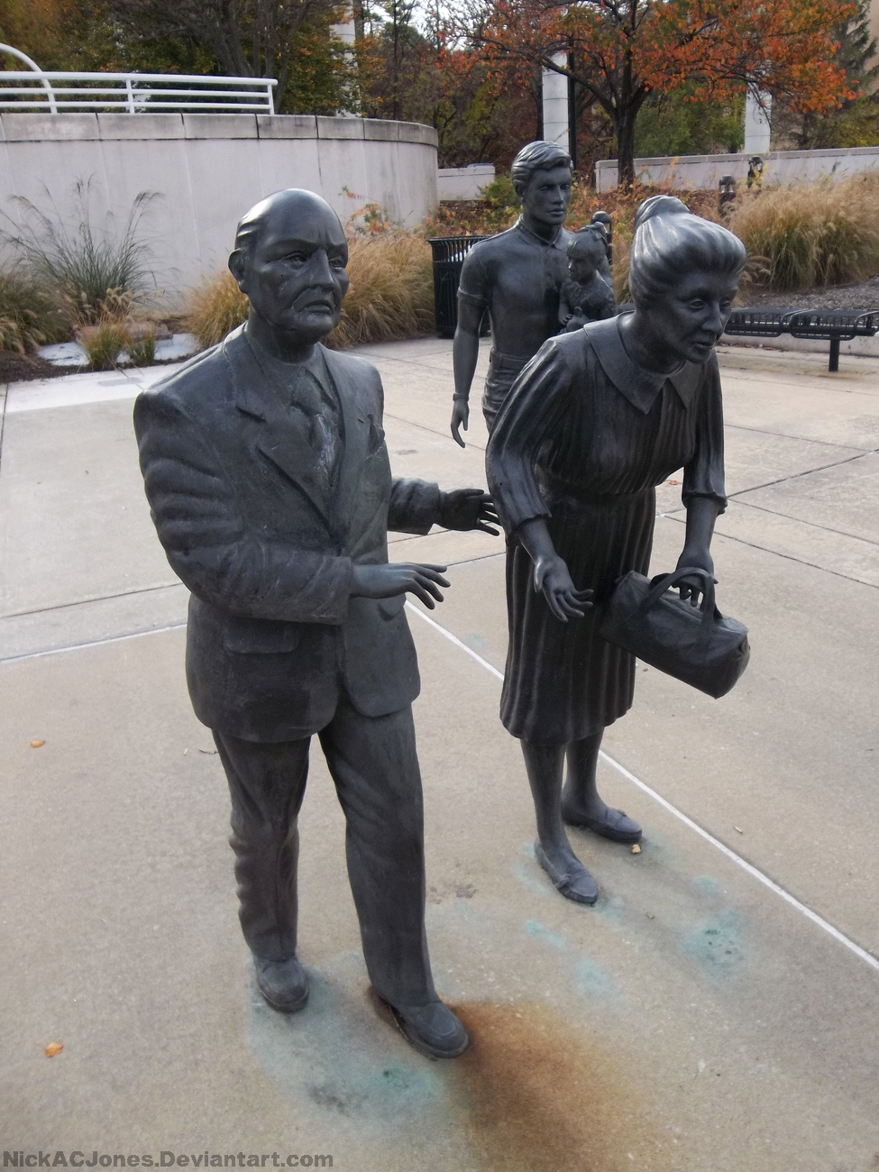Cancer march statues by NickACJones