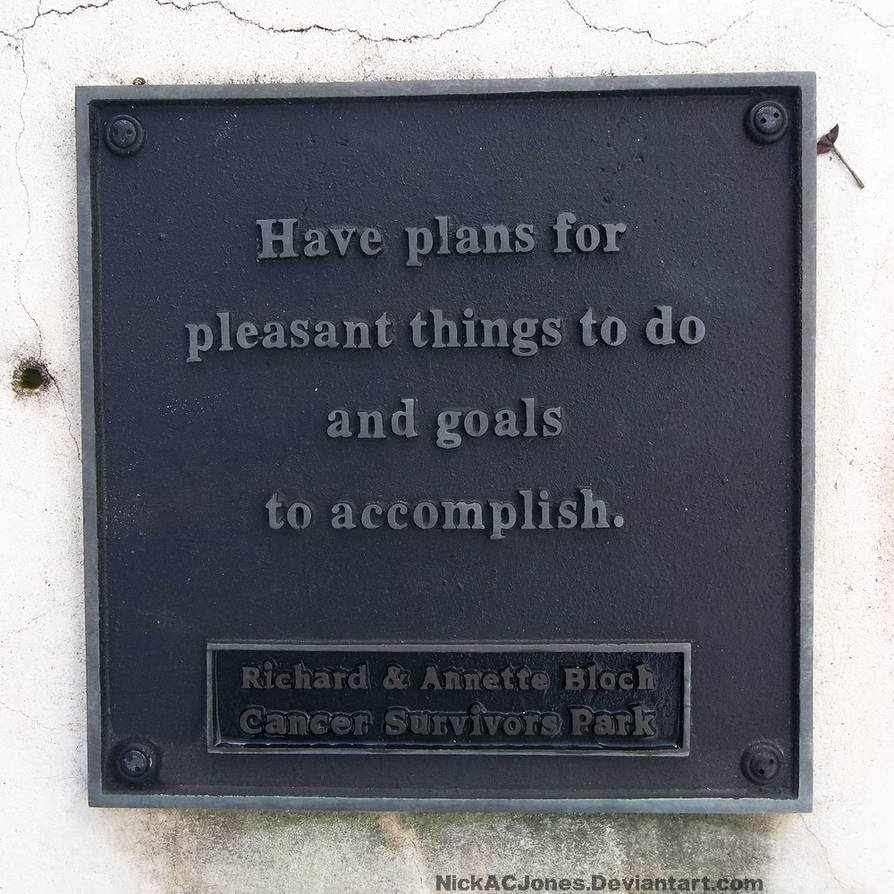Motivational plaque by NickACJones