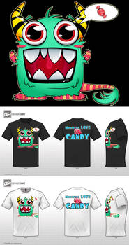 Monsters LOVE candy