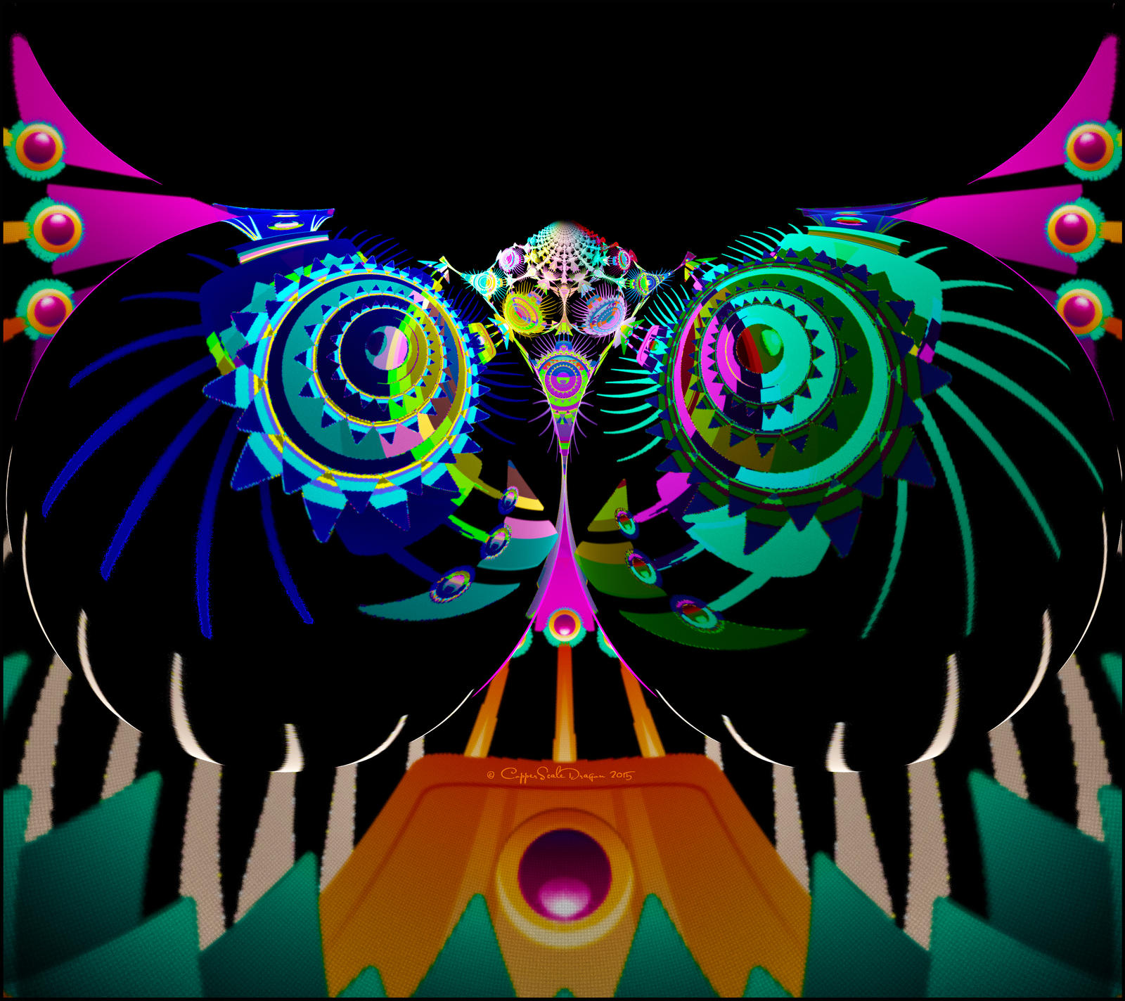 Psychedelic Cat 2 (or Psychedelic Owl)