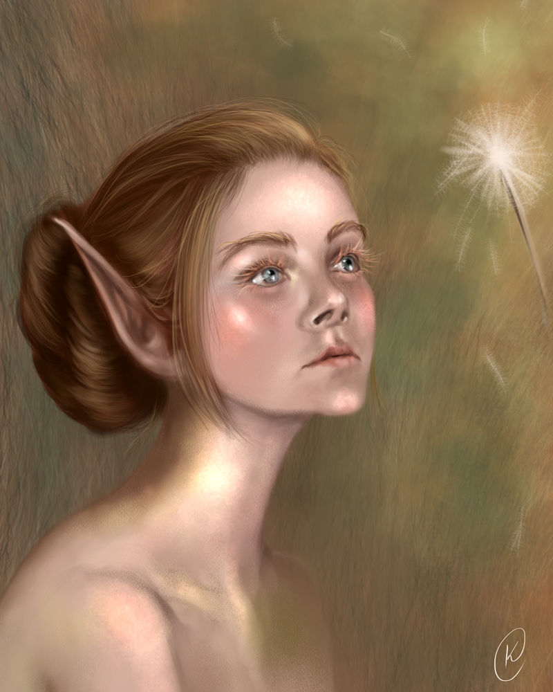 Fae portrait by KattyBean on DeviantArt