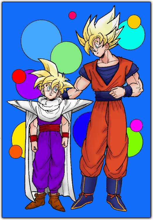 Gohan and Goku