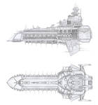 Warhammer 40K - Rak'Gol Flagship - concept by keenansun on DeviantArt