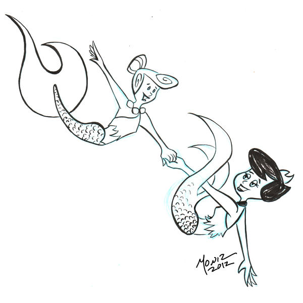 Flinstone Mermaids