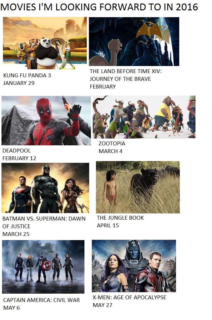 Movies I M Looking Forward To Next Year By Gojirafan1994 On Deviantart Movies I M Looking Forward To Next Year By Gojirafan1994 On Deviantart