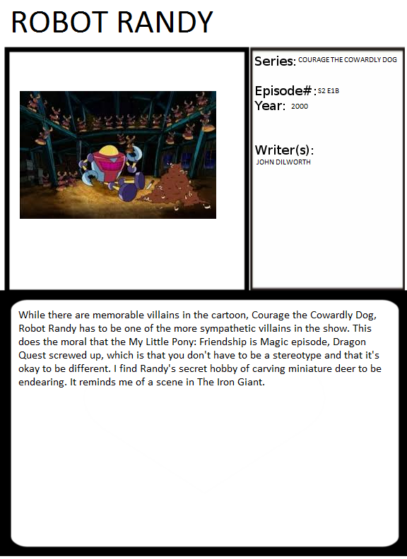 1001 Animations Robot Randy by Gojirafan1994 on DeviantArt