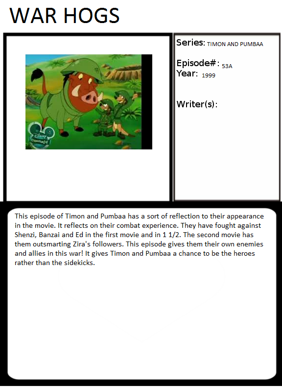 War Hogs Script 1001 Animations War Hogs by Gojirafan1994 on DeviantArt