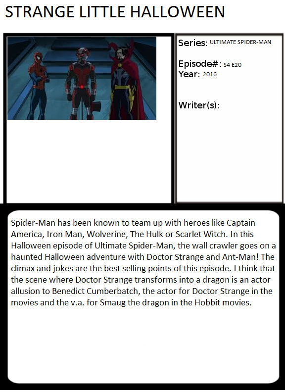 1001 Animations Strange Little Halloween by Gojirafan1994 on DeviantArt