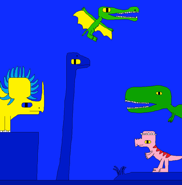 Tyrannosaurus rex and Brachiosaurus 7 by Gojirafan1994 on DeviantArt