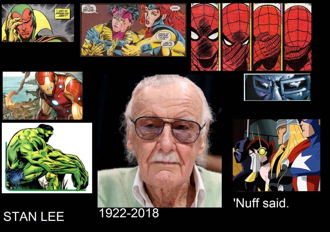 Marvel Characters Mourn Stan Lee by Gojirafan1994 on DeviantArt