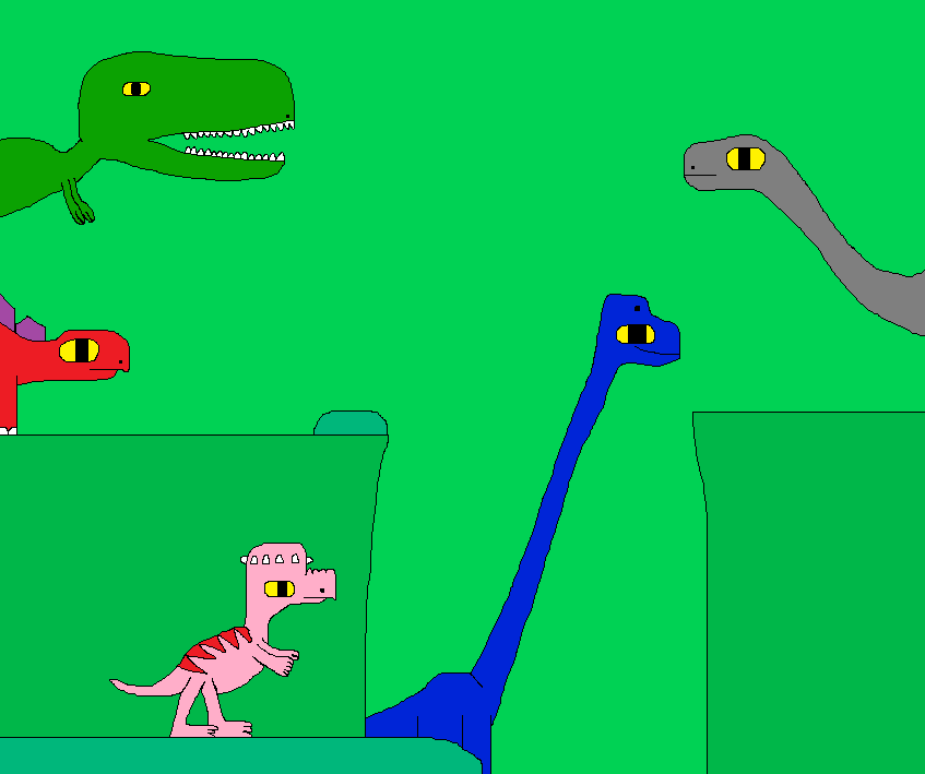 Tyrannosaurus rex and Brachiosaurus 13 by Gojirafan1994 on DeviantArt