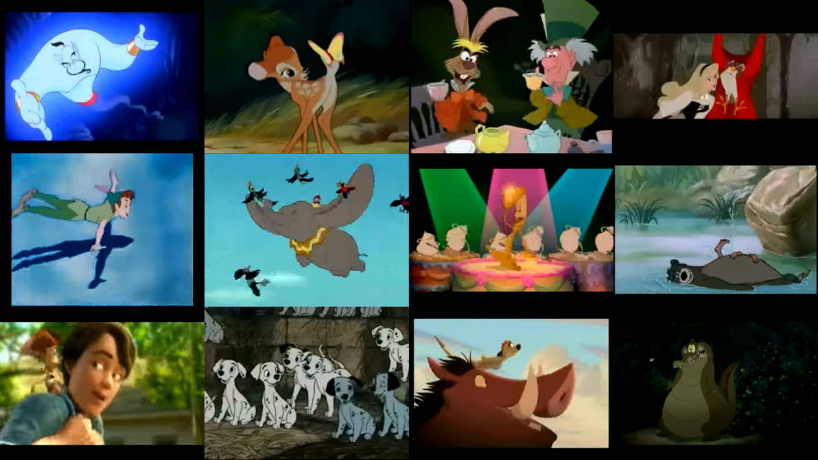 Animated Movie Collage 2 by Gojirafan1994 on DeviantArt