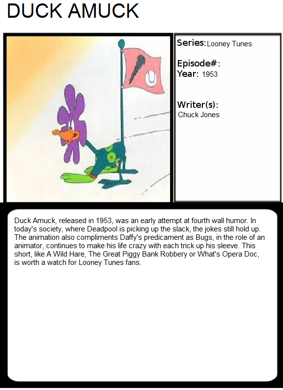 Duck amuck hot sale full episode