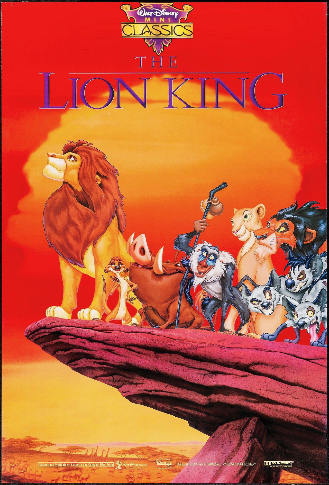 Walt Disney Mini Classics The Lion King Poster by Gojirafan1994 on ...