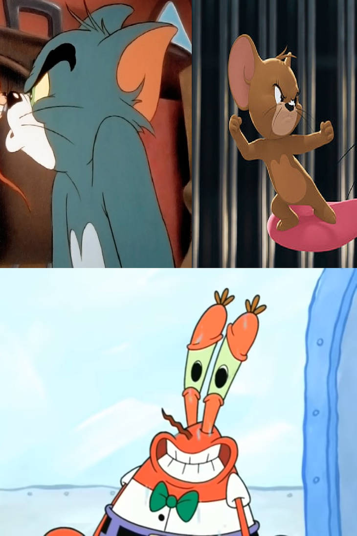 Tom Angry Deviantart Tom and Jerry Angry at Mr. Krabs by Gojirafan1994 on DeviantArt