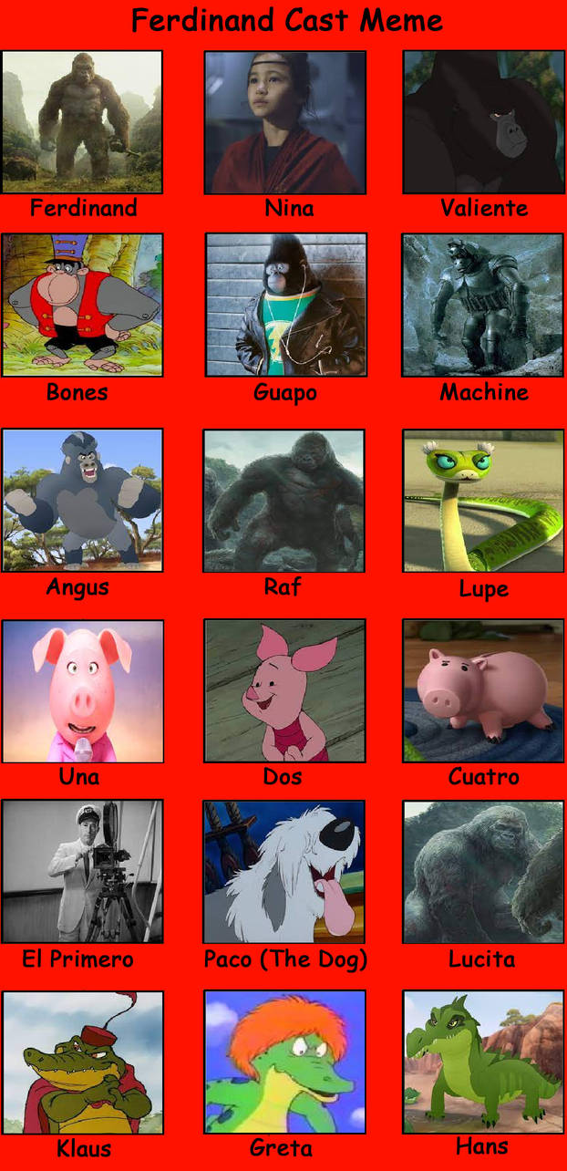 My Ferdinand Cast by Gojirafan1994 on DeviantArt