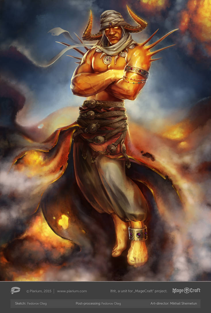 Simple Ifrit Ifrit by MagistrSmerti on DeviantArt