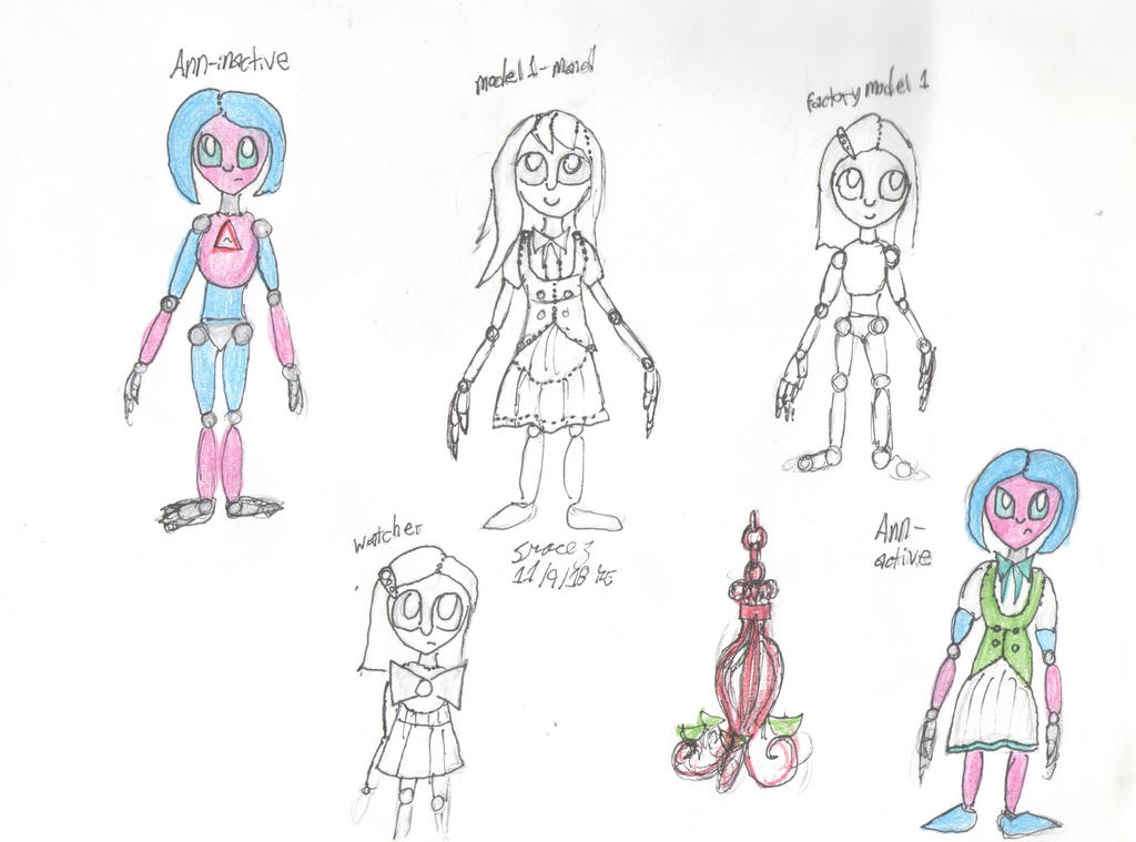 Ann Droid Rapping Paper Ann Droid concept art by AnImaginaryColor on DeviantArt