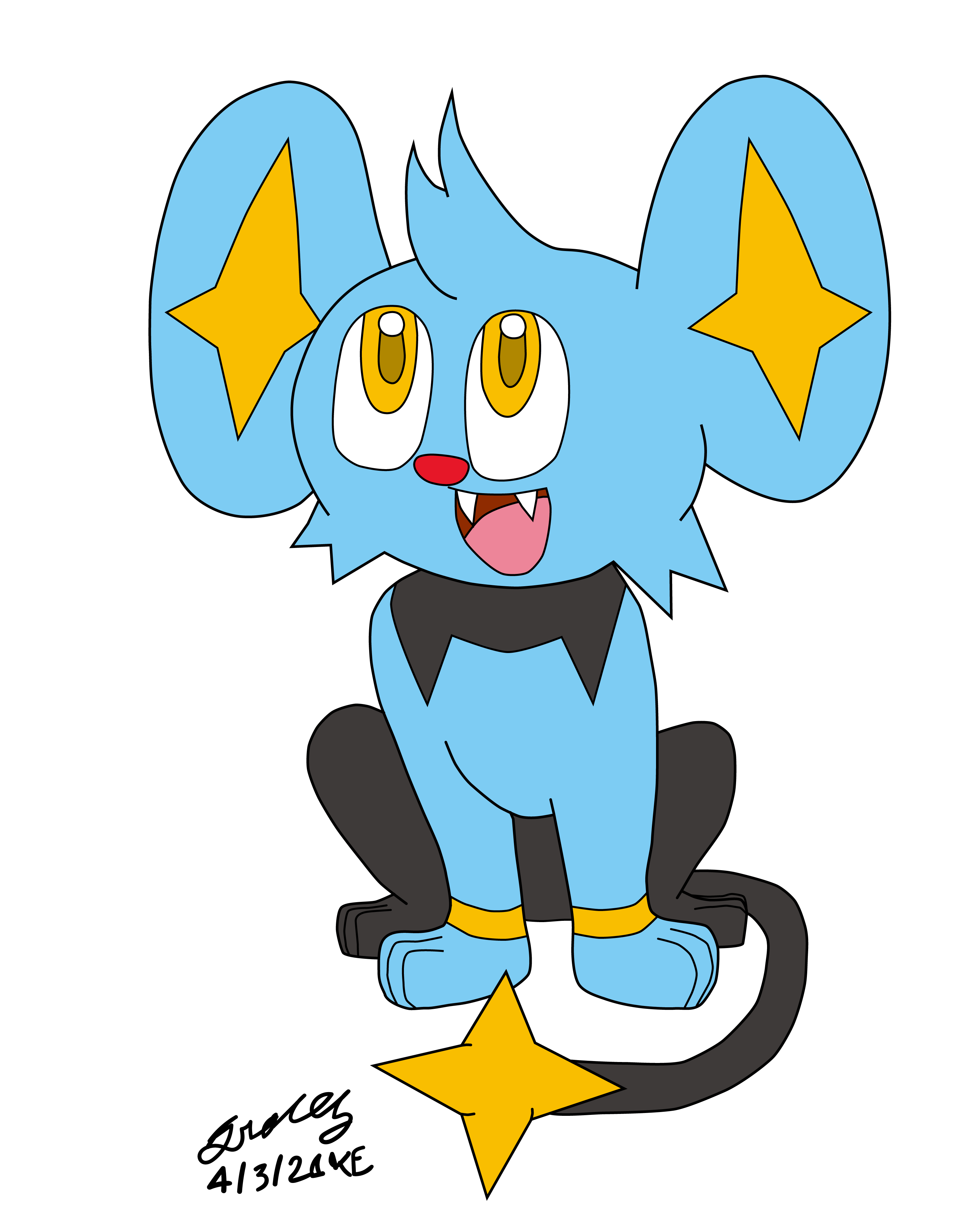 Alolan Shinx Shinx by AnImaginaryColor on DeviantArt