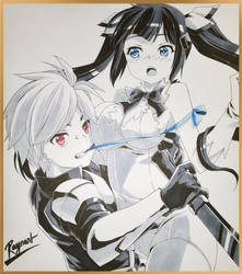 Bell and Hestia from DanMachi
