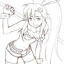 Yoko sketch from Gurren Lagann