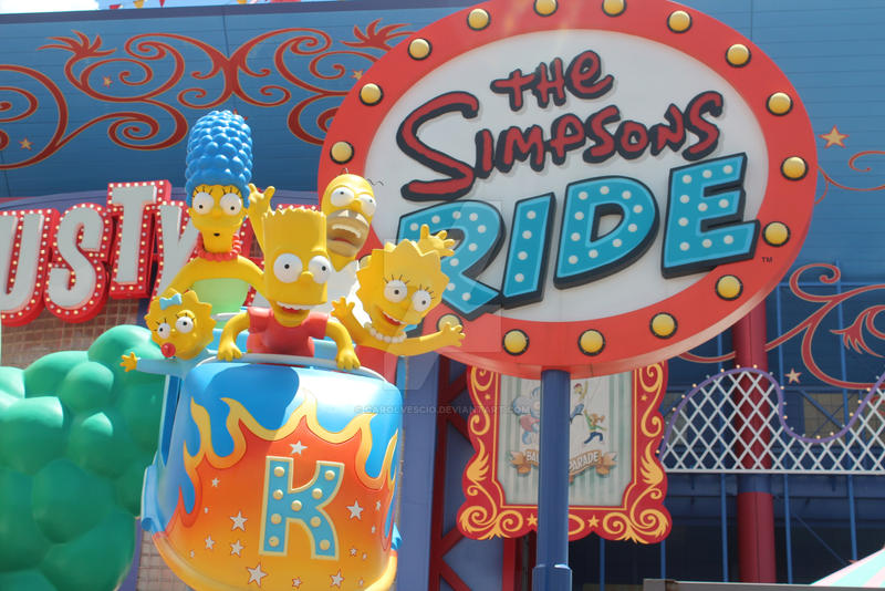 The Simpsons Ride by carolvescio on DeviantArt