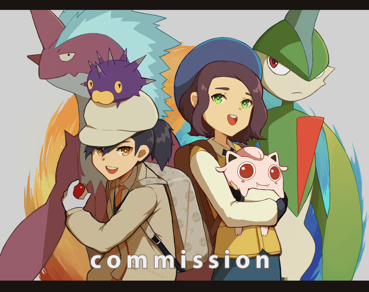 Pokemon ScarletViolet Commission by rainywins on DeviantArt