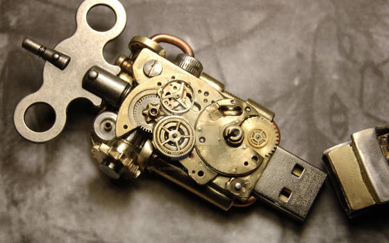 Steampunk USB Flash drive